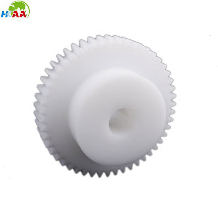 POM Plastic/Nylon Pinion Helical Crown Wheel Gear for Printer/Toy 4