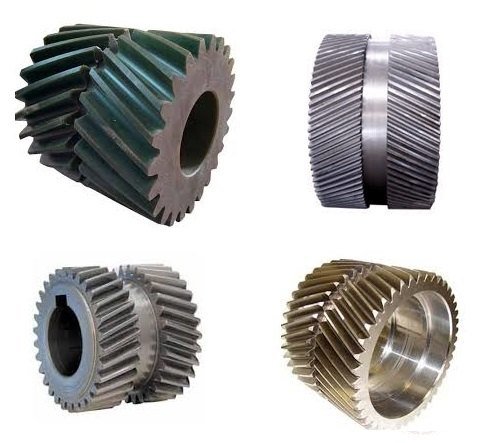 POM Plastic/Nylon Pinion Helical Crown Wheel Gear for Printer/Toy 5