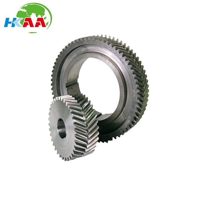 Custom CNC Gear Hobbing Stainless Steel Double Helical Gear 1