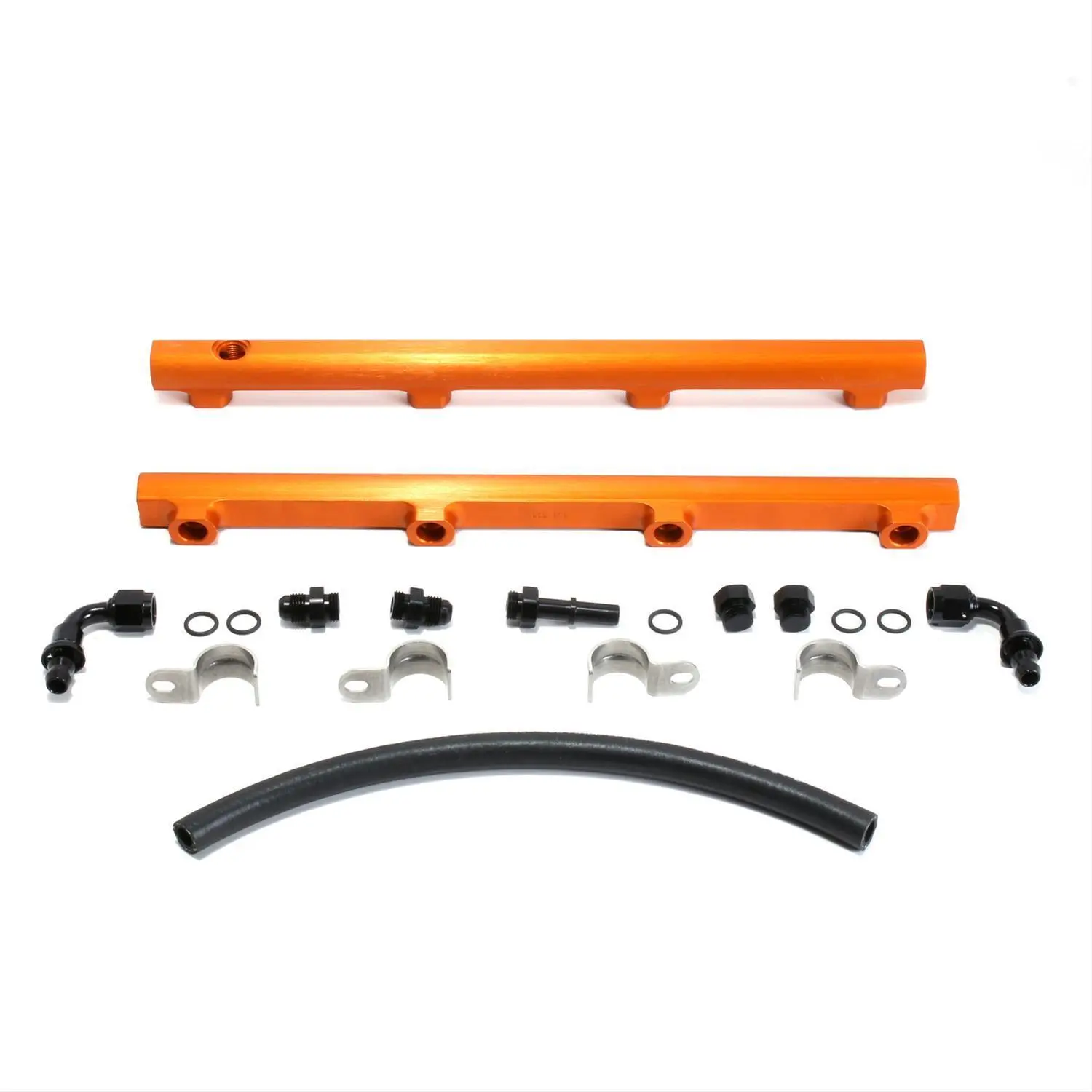 Custom Engineered CNC Billet Aluminum Rails, High Flow Fuel Rail 1