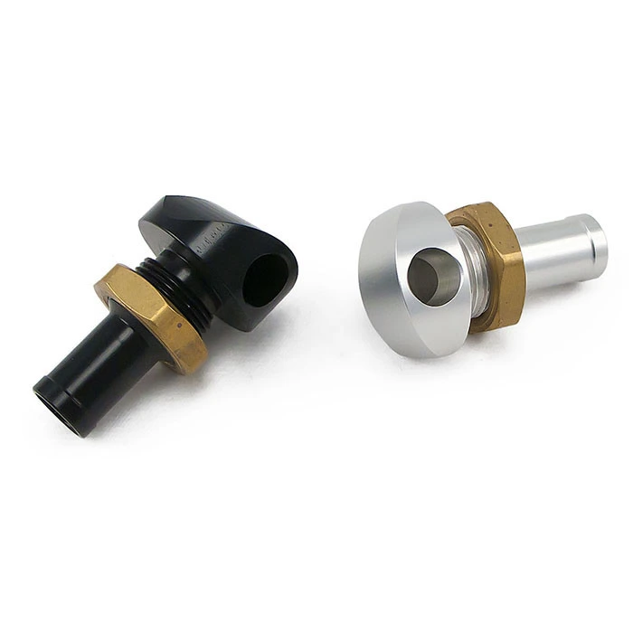 Billet Aluminum Water Bypass Fitting- 1/2'' 90 Degree 1