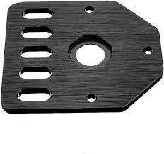 Black Anodized Aluminum Threaded Rod Plate for Stepper Motor 1