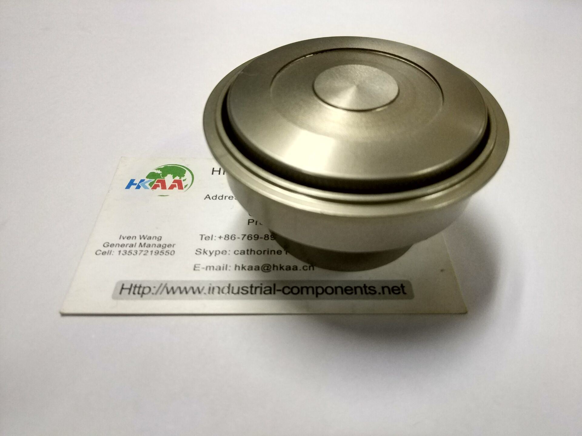 CNC Stainless Steel Machined End Cap for Spindle 4