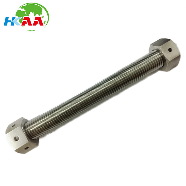 CNC Precision Machining Monel K500 Double Threaded Rod 3