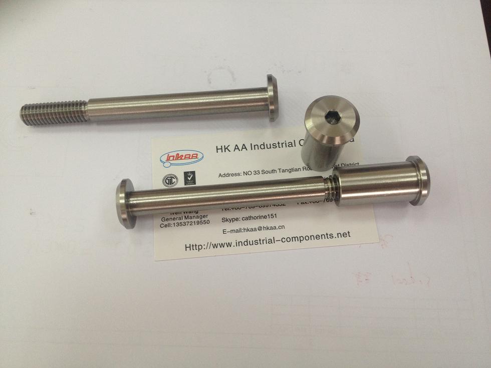 CNC Precision Machining Monel K500 Double Threaded Rod 6