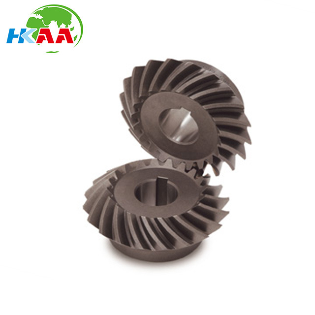 CNC Precision Machined Steel Axial Heavy Duty Spiral Bevel Gear 2