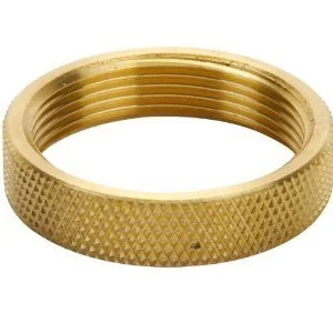 Brass Diamond Knurled Threaded Round Head Thumb Screw Nut Knob 1