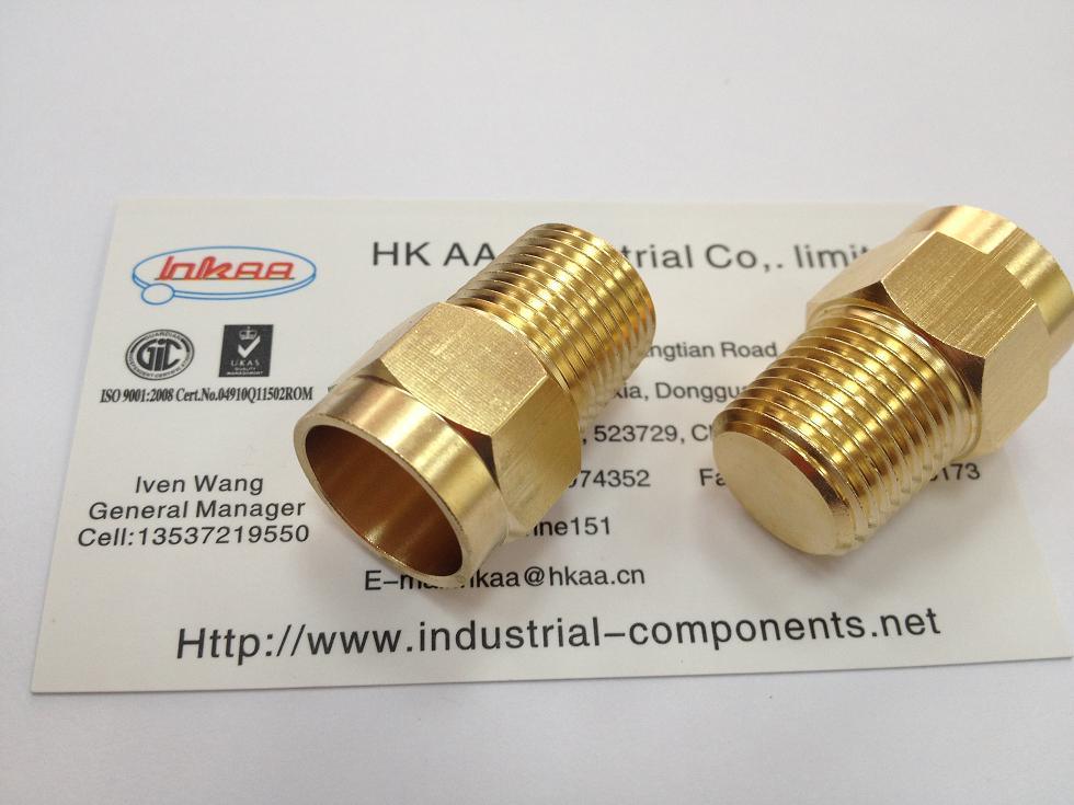 Brass/Aluminum/Steel CNC Machined Internal Thread Hexagon Sign Standoff Screw Bolt 6