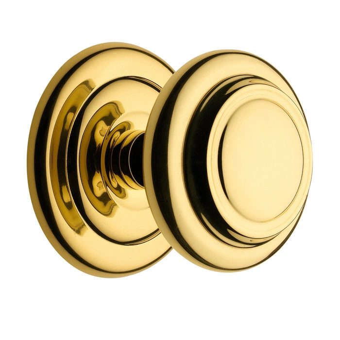 Gold Plated Brass Front Door Knob, Furniture Knob OEM Supplier 1