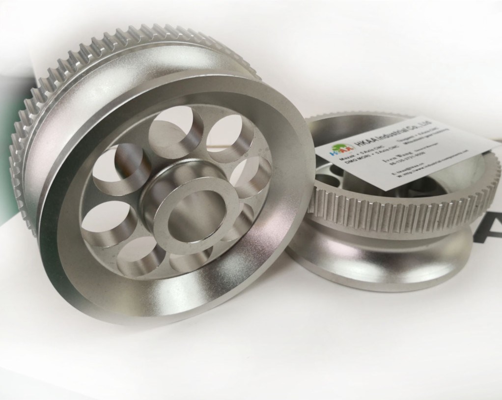 CNC Aluminum Serpentine Crank Pulley 4