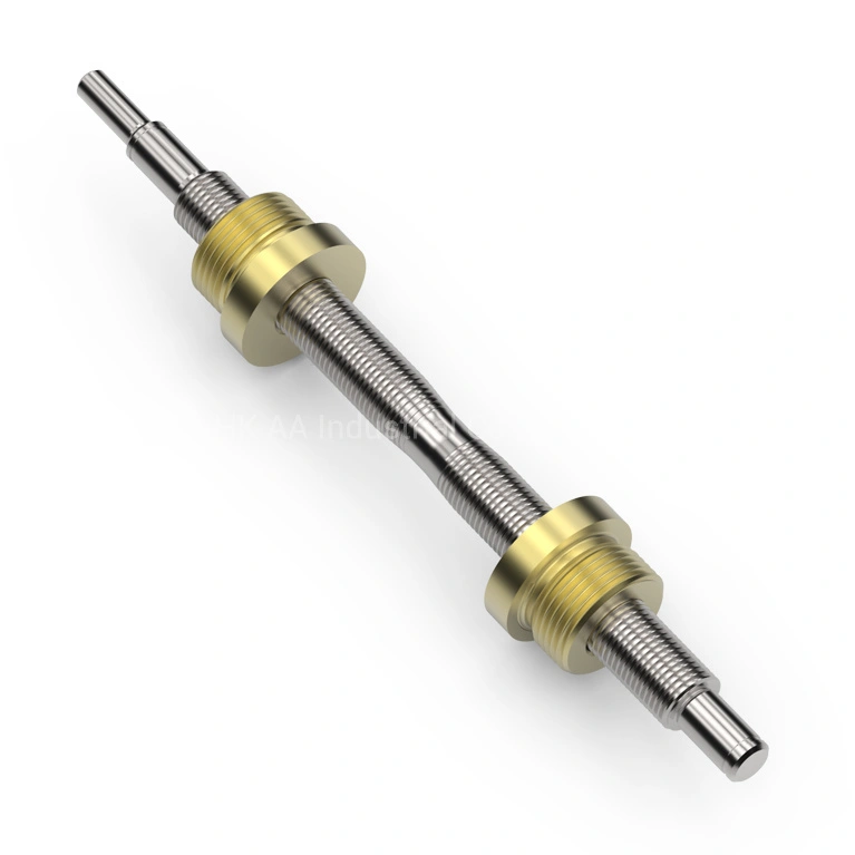 Stainless Steel Machined Stepper Motor Lead Screw, Screw Rod 1