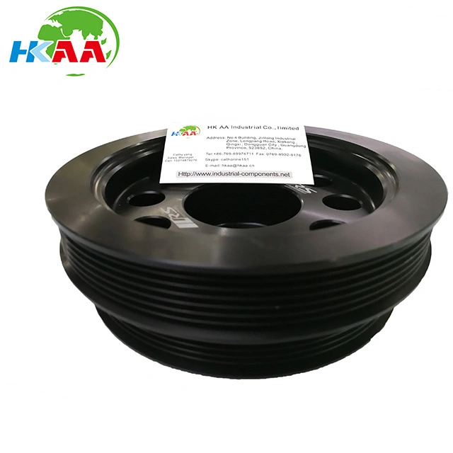 OEM Specification Precision Machined Anodized Black T6-6061 Billet Aluminum Crank Pulley 1