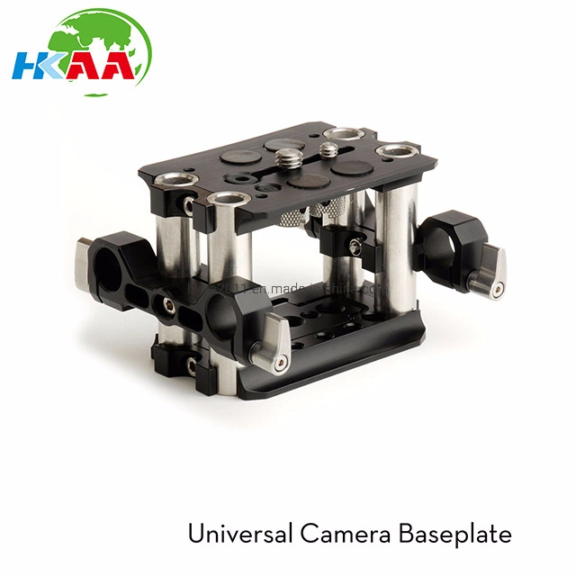 CNC Machined Billet Aluminum Adjustable Quick Release Camera Baseplate 1