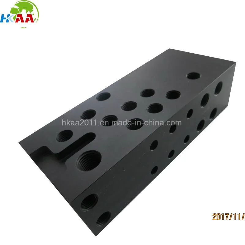 CNC Milling Aluminum Hydraulic Manifold Block 1