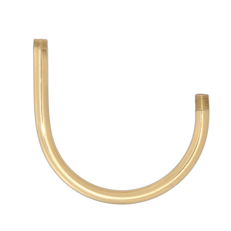 CNC Customized Machining Brass Wall Bracket LED Lamp Light Fitting, Brass Lighting Fittings 2