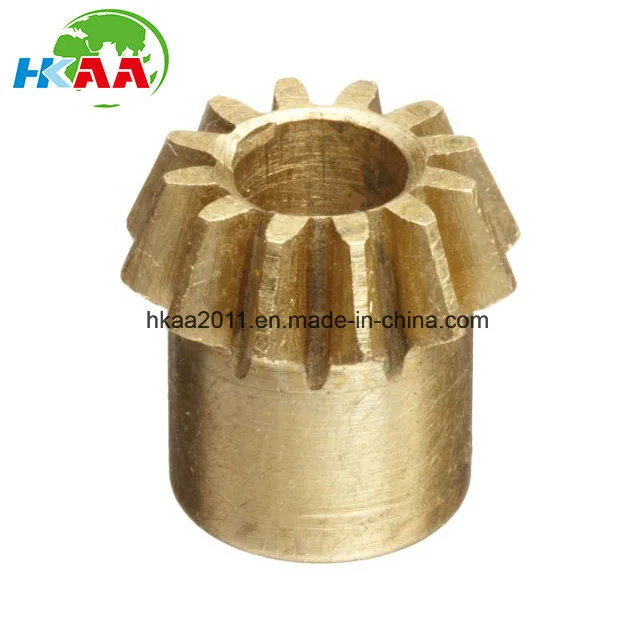 Custom Brass Mini Transmission Spiral Bevel Gear for Bicycle 1