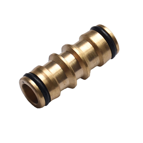 High Precision CNC Turning Brass in-Line Connector Micro Machine Parts 5
