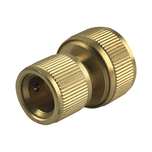 High Precision CNC Turning Brass in-Line Connector Micro Machine Parts 4
