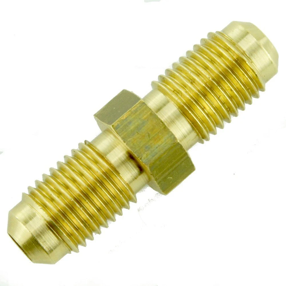 High Precision CNC Turning Brass in-Line Connector Micro Machine Parts 1