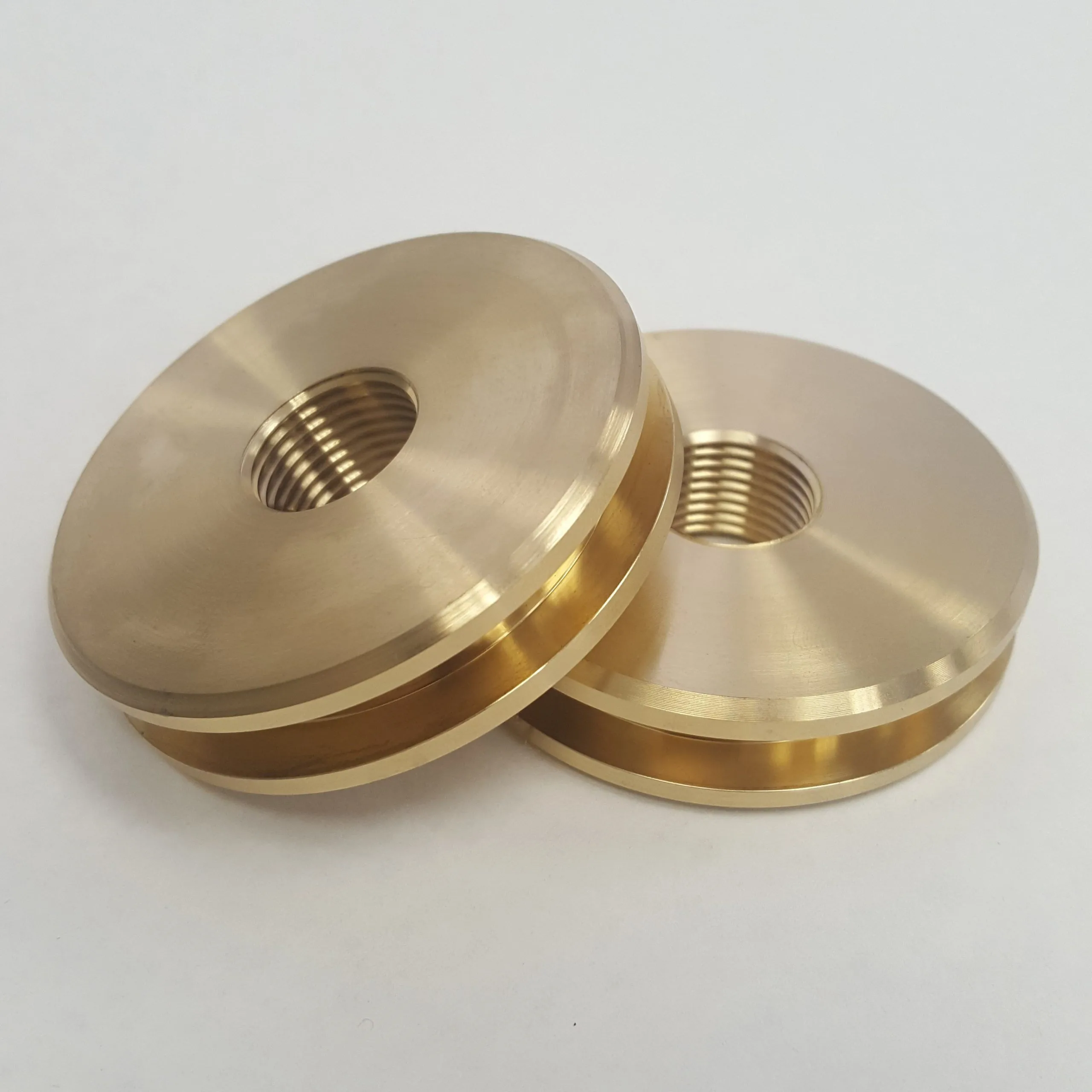 CNC Machined Brass Turning Engine Hydraulic Piston 1