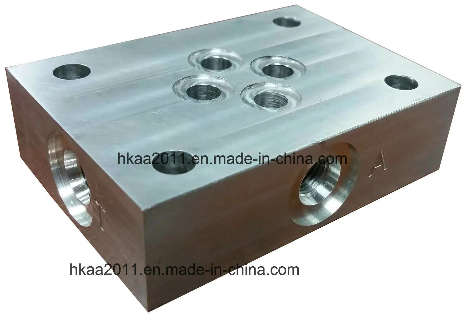 Pneumatic Aluminum Block Manifold Solenoid Air Valve Base 1