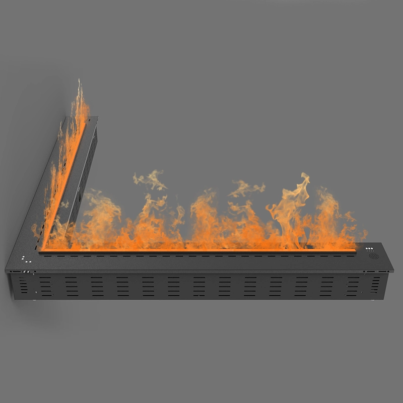 L Shape Water Vapor Fireplace 3
