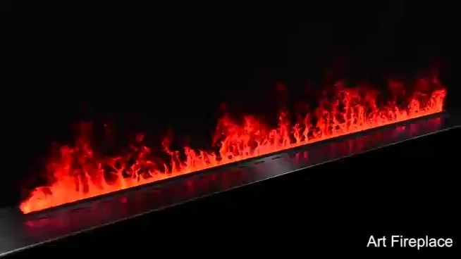 AFW Uygulamalı Çok Renkli 3D Buharlı Şömine180 1