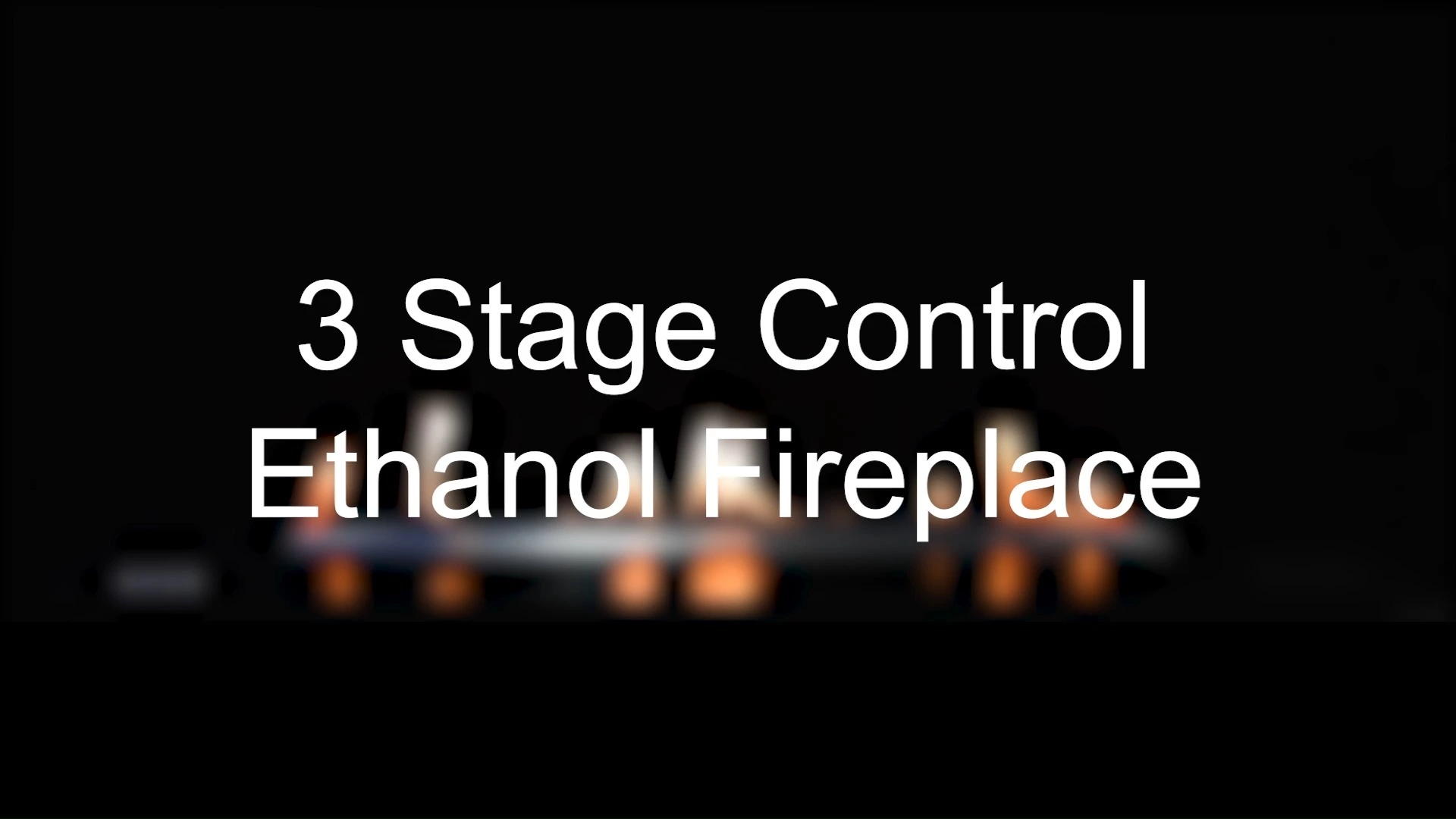 3 Stage Flame Adjustable Ethanol Fireplace AF110 With Remote 1