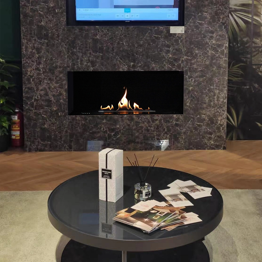 Flame Controlled Ethanol Fireplace AF80 With Remote 2