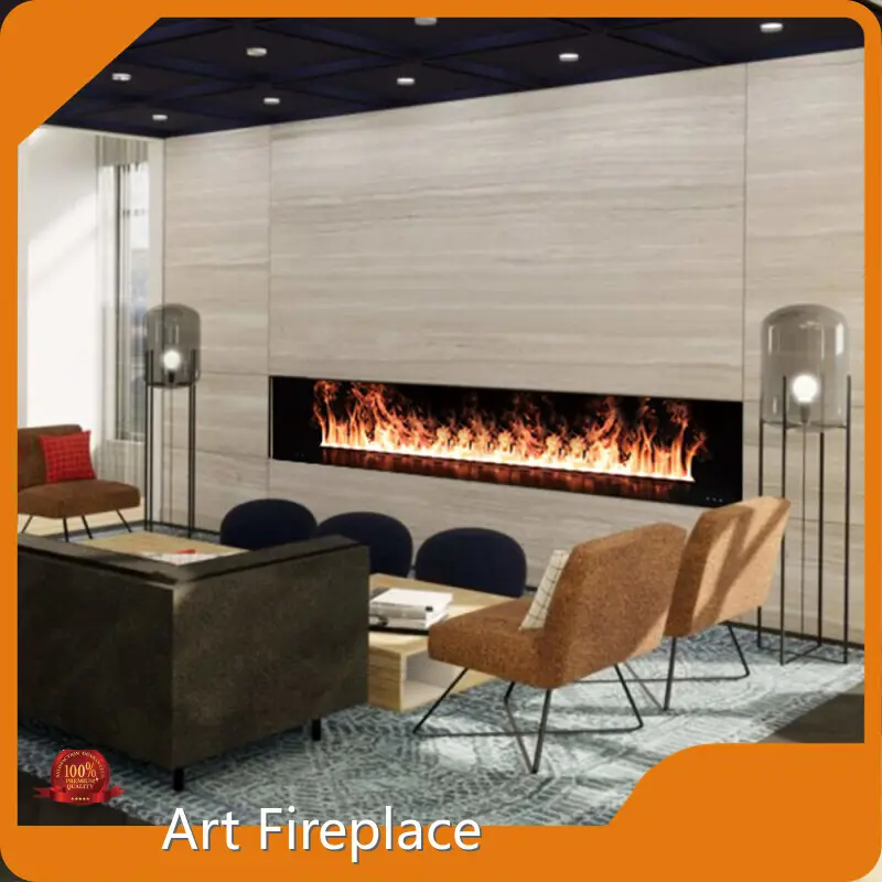 Water Vapor Flames Lit by Leds Art Fireplace Brand-1 1