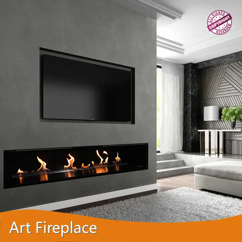 Double Sided Bioethanol Fireplace Art Fireplace-1 1
