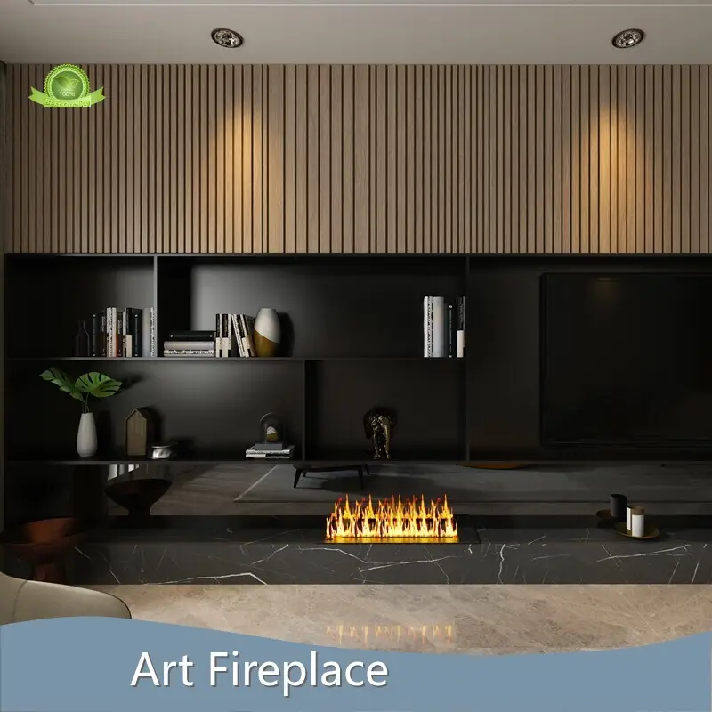 Art Fireplace Corner Bio Ethanol Fireplace - 1