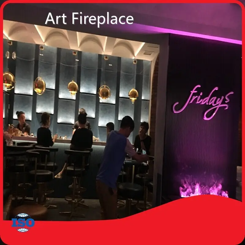 Custom Water Vapor Fire Pit Art Fireplace 1