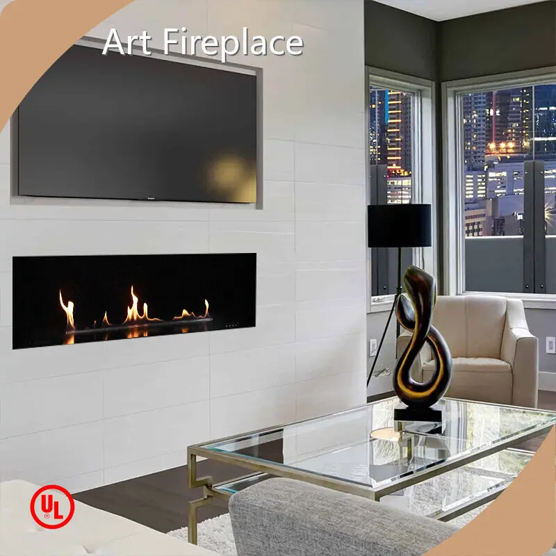 Custom Bio Ethanol Fireplace Wall Mounted Art Fireplace 1