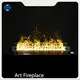 Art Fireplace Water Vapour Electric Fire - 1