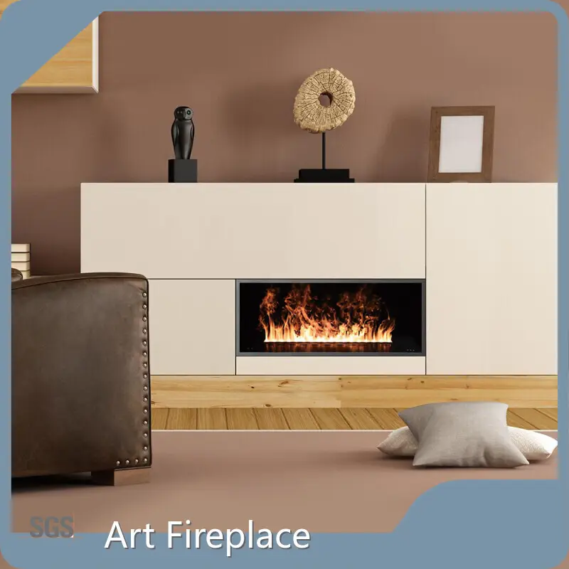 Custom Water Vapor Fake Fire Art Fireplace 1