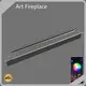 Custom Vapor Fireplace Insert Art Fireplace 1