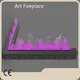 Art Fireplace Brand Wall Mounted Water Vapor Fireplace Supplier 1