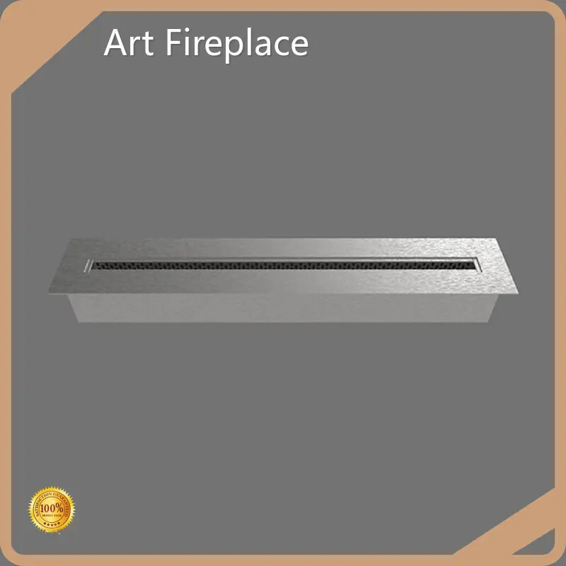 Ethanol Fireplace with Mantel by Art Fireplace 1