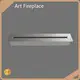 Ethanol Fireplace with Mantel by Art Fireplace 1