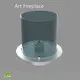 Ethanol Fireplaces Art Fireplace Brand-8 1