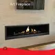Art Fireplace'dan Çift Taraflı Etanol Şömine 1