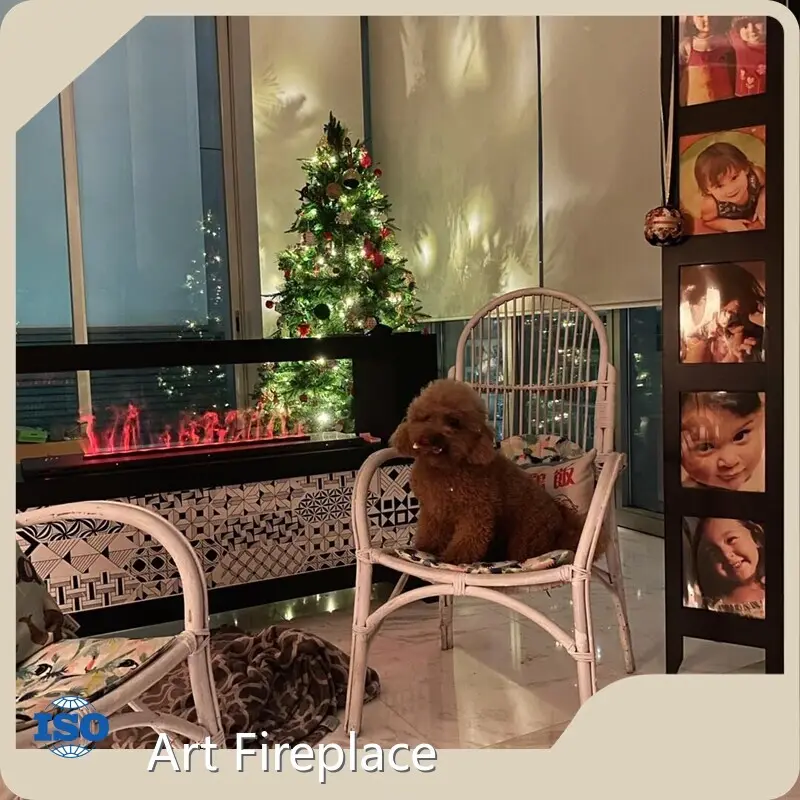 Art Fireplace'den Su Buharlı Elektrikli Şömine-2 1