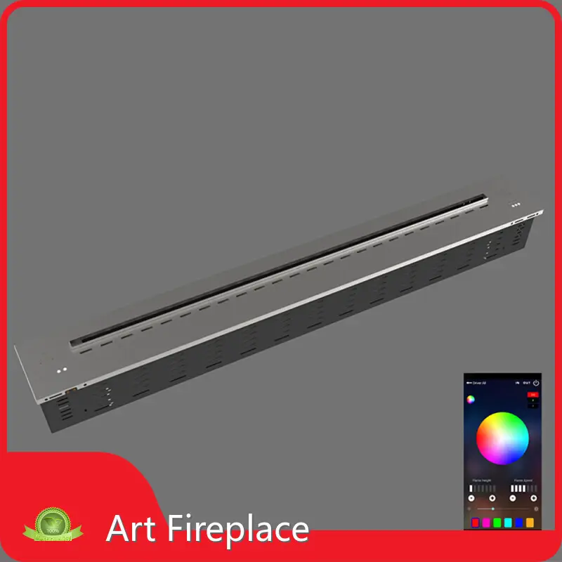 Elektrische inbouwhaard met waterdamp - - Art Fireplace 1