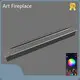 Waterdamp geleide open haard Art Fireplace Company 1