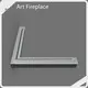 Art Fireplace'den Su Buharlı Elektrikli Şömine-1 1