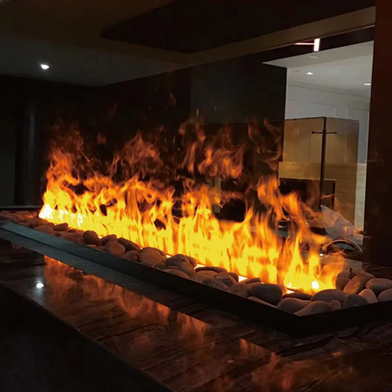 Стенна етанолова камина 3D водна пара камина на едро - Art Fireplace 5