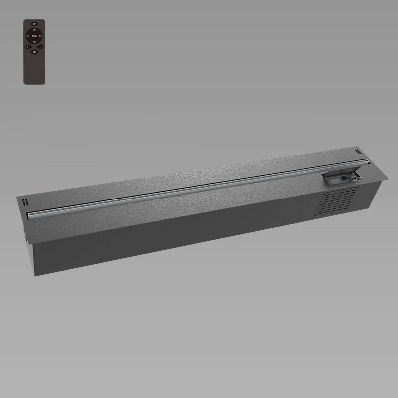 Etanol kandalló ezüst színű panellel, 6 fokozatú lángszabályozással, érintőképernyővel és távirányítóval – MF1800 1