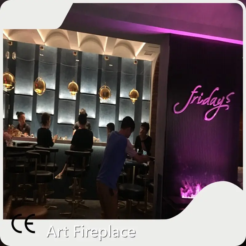 Производитель каминов, работающих на водяном паре и искусственном огне. 1