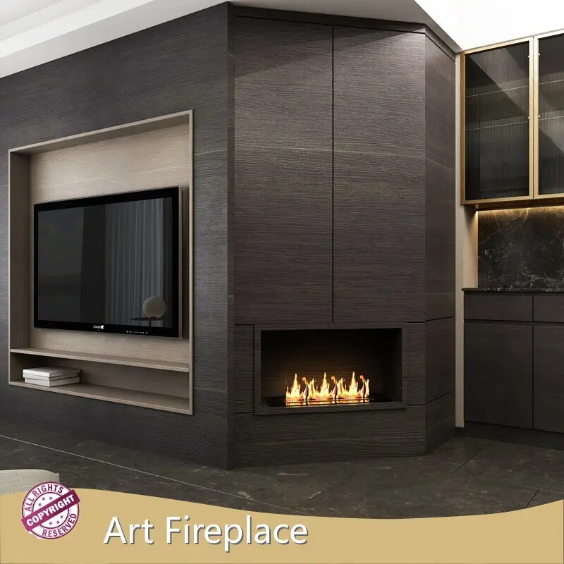 Fabricación de chimeneas eléctricas de vapor de agua Art Fireplace 1